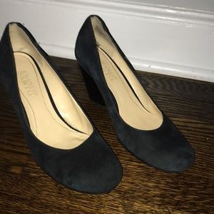 Black wedge shoes Franco sarto